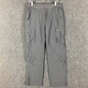 Must Way Cargo Pants Men's 32x32‎ Gray Pockets Outdoors Hiking 100% Polyester